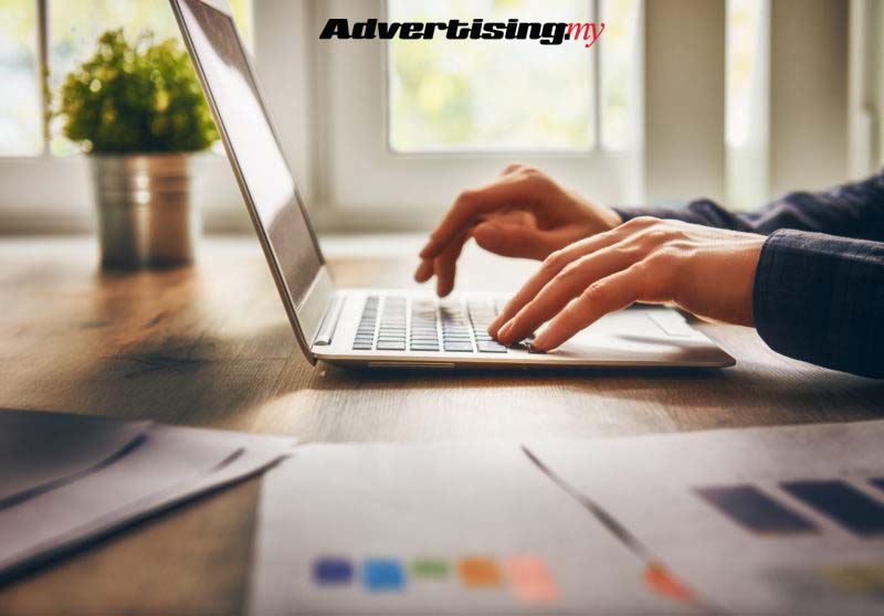businessman using laptop