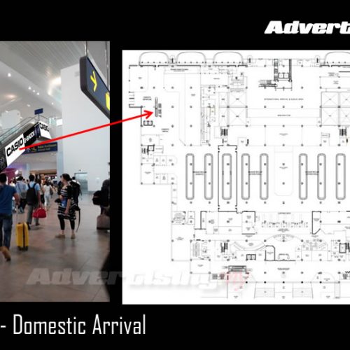 KLIA2 domestic 5x50 feet Escalator Rate