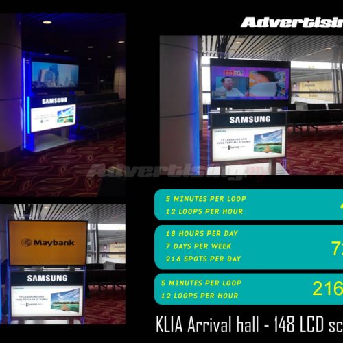 klia digital 148 screens Rate