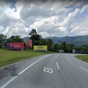 Horizontal Spectacular Billboard Kuantan - Karak-to-Gombak -
 Kuala-Lumpur@KM-33.90 - West-bound