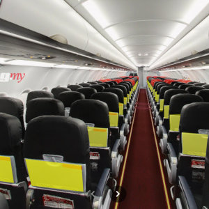 Airasia ambient meal tray back seat