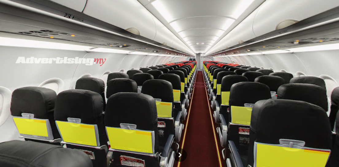 Airasia-ambient-meal tray back-seat Airasia ambient meal tray back seat