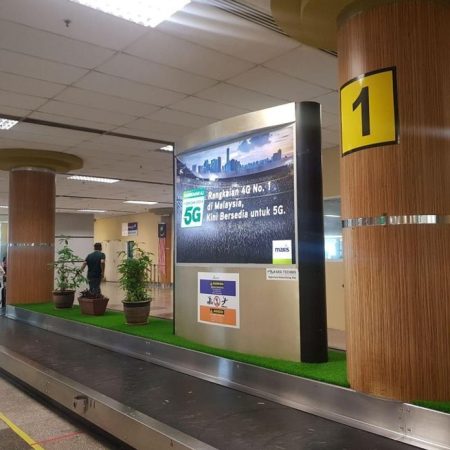Langkawi International Airport Advertising Arrival Baggage Reclaim