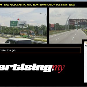 KLIA ekspressway KM1.1 Unipole