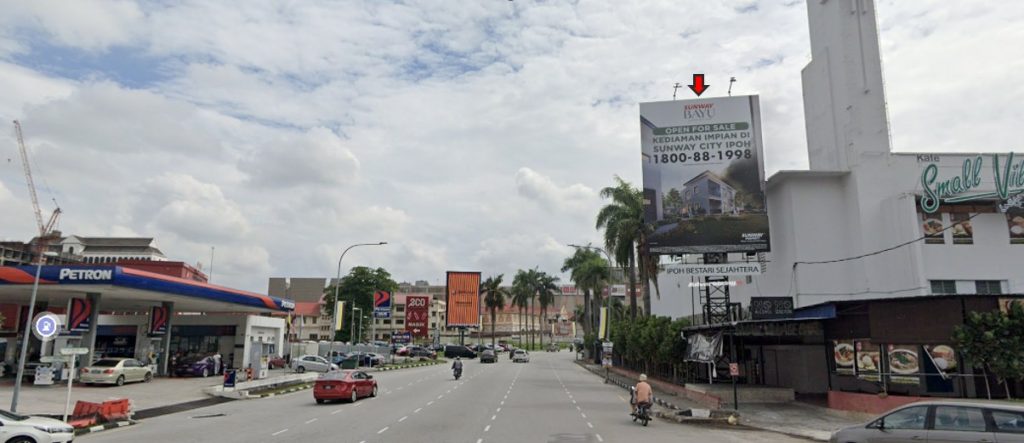 Ipoh parade billboard Jalan sultan idris