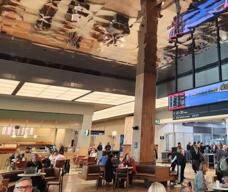 airport Travelers Seek Entertainment