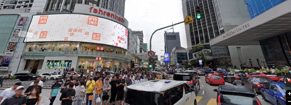Fahrenheit Mall Curve Screen – Jalan Bukit Bintang