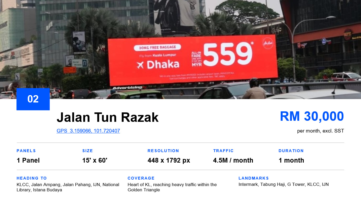 DOOH Jalan Tun Razak